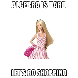 Math is hard let's go shopping on sale barbie